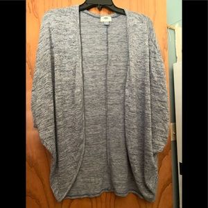 Old Navy blue and grey shawl/cardigan